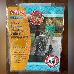 NWT Nuby travel system weather shield